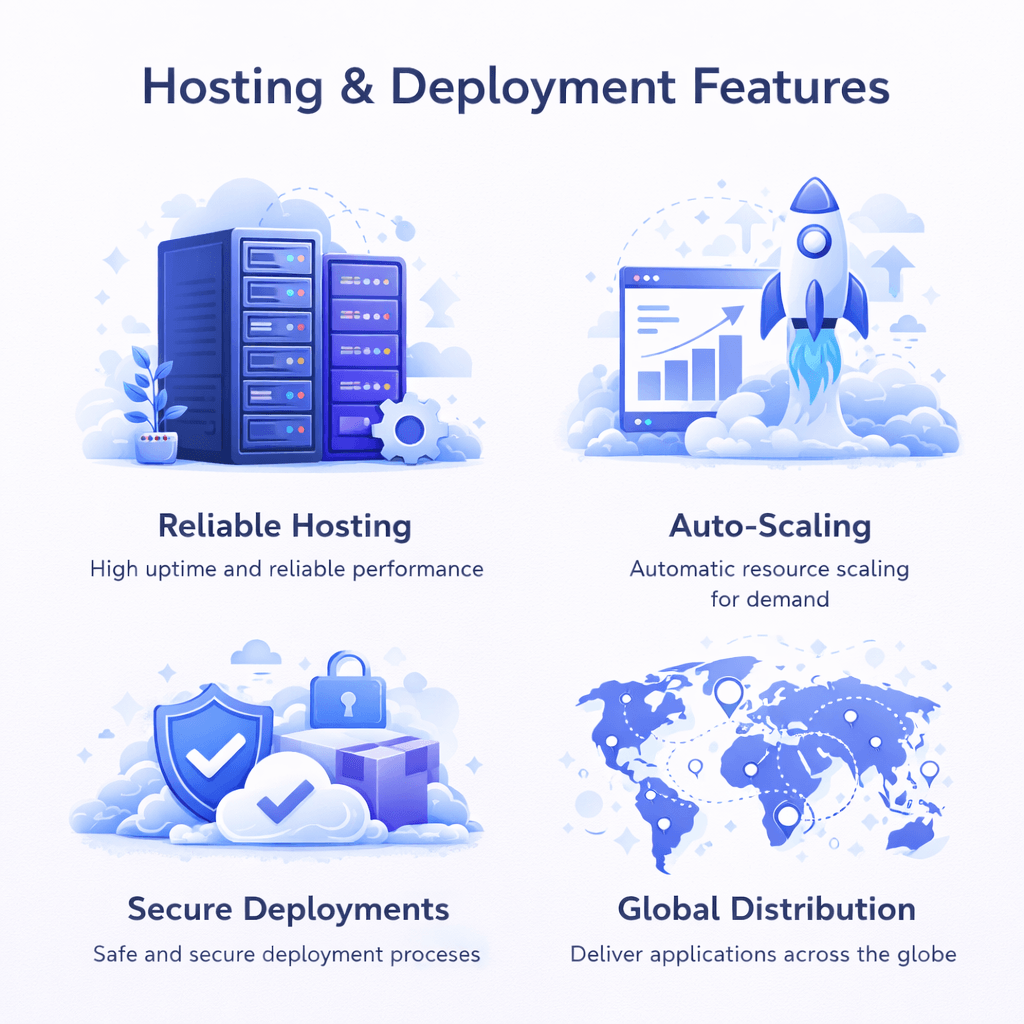 Hosting and deployment features