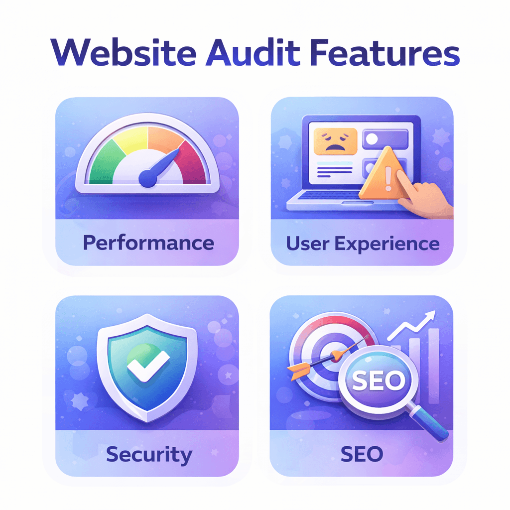 Website audit features